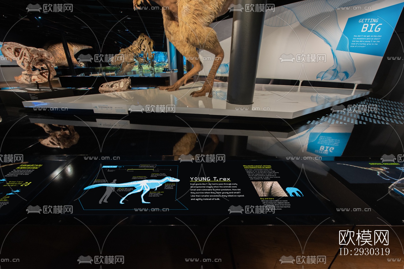 现代展览展厅效果图下载（渲染图5）