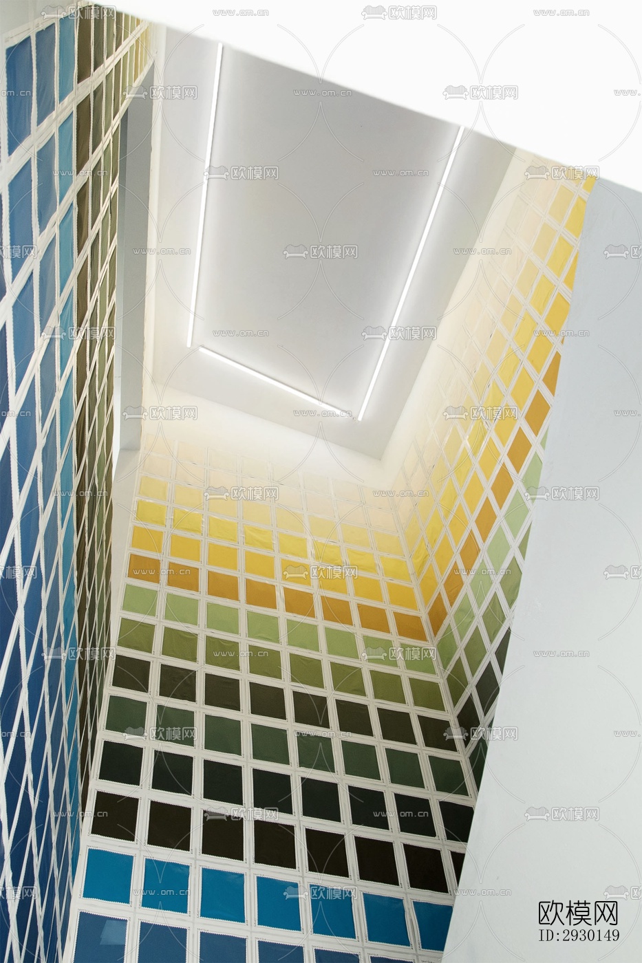 现代展览展厅效果图下载（渲染图7）