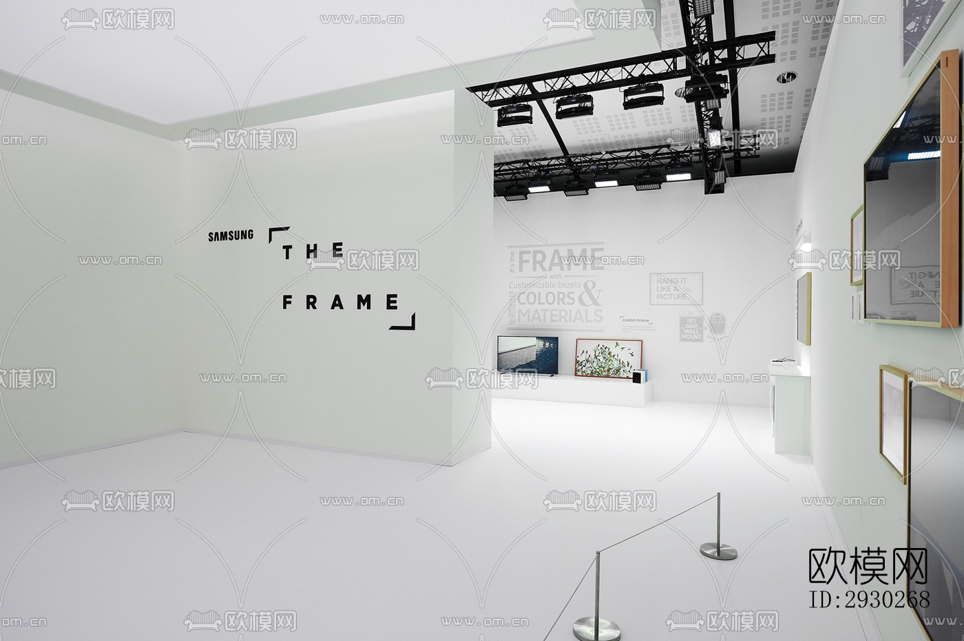 现代展览展厅效果图下载（渲染图19）