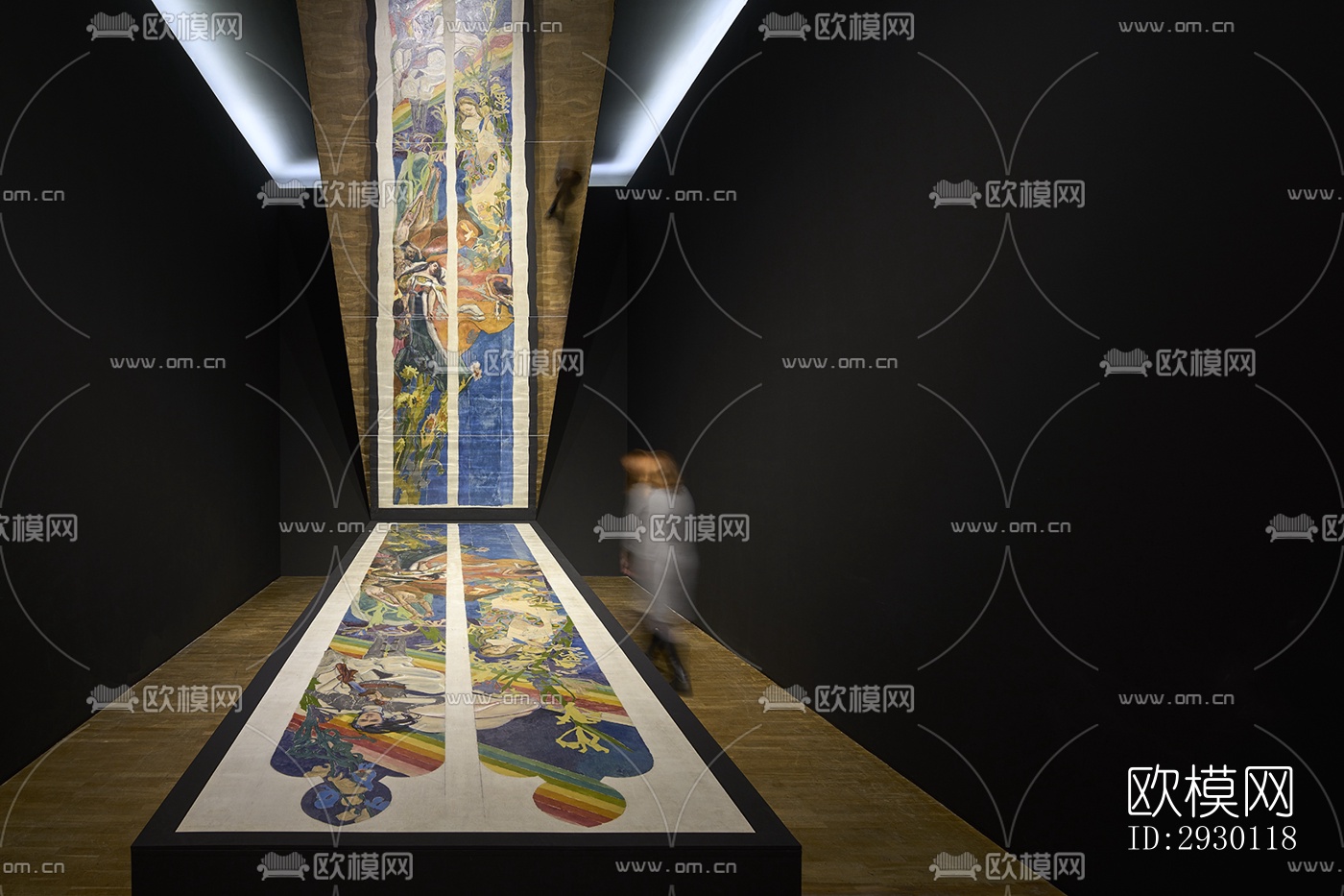 欧式展览展厅效果图下载（渲染图5）