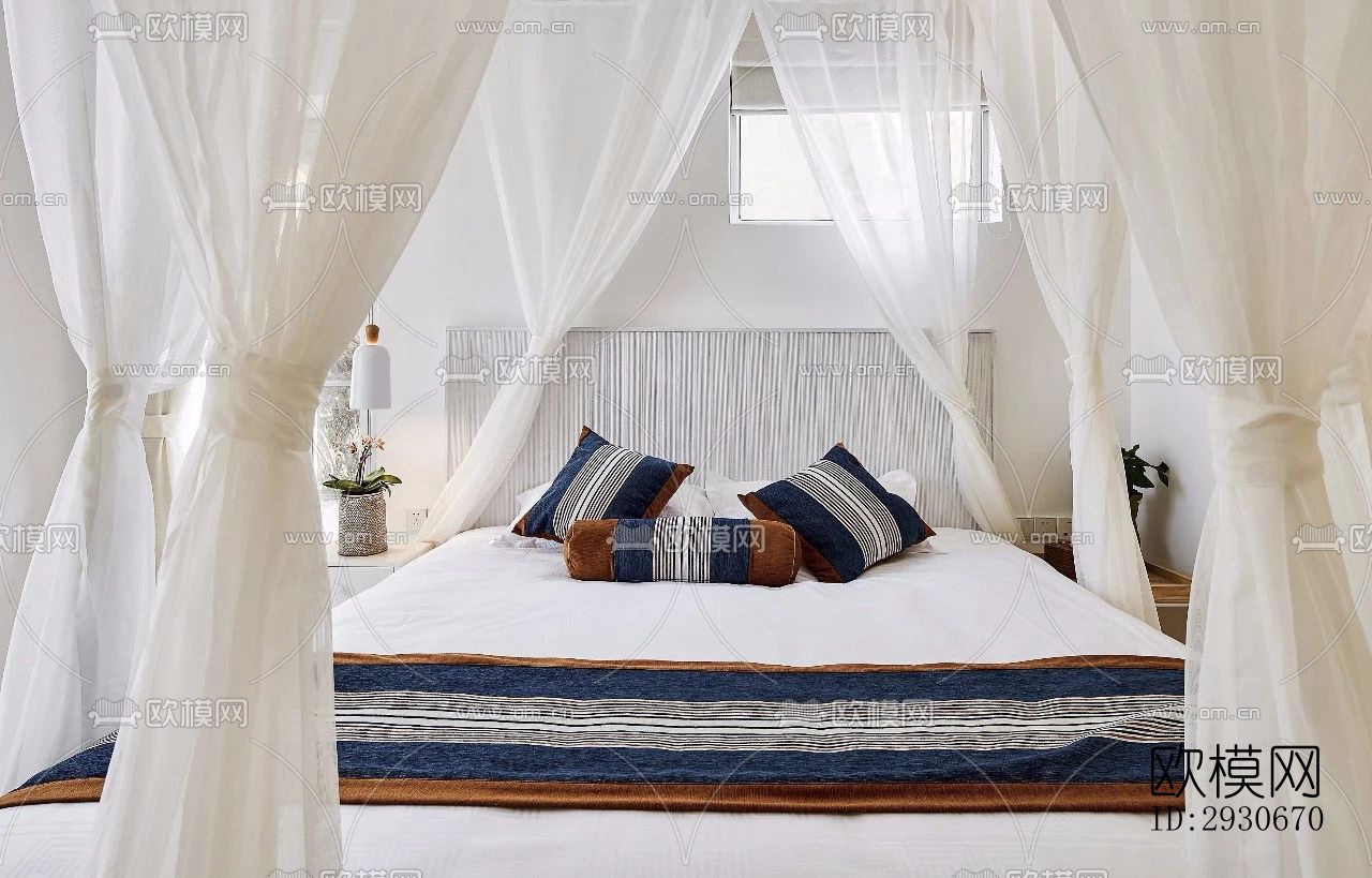 现代酒店民宿效果图下载（渲染图6）