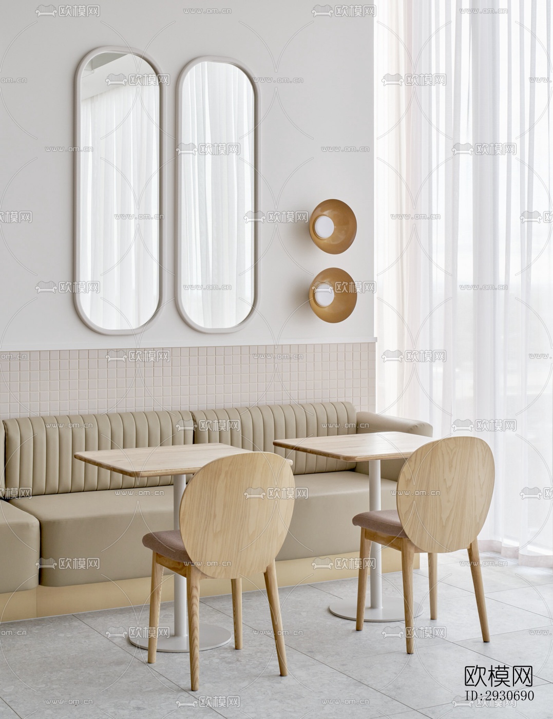 现代酒店民宿效果图下载（渲染图2）