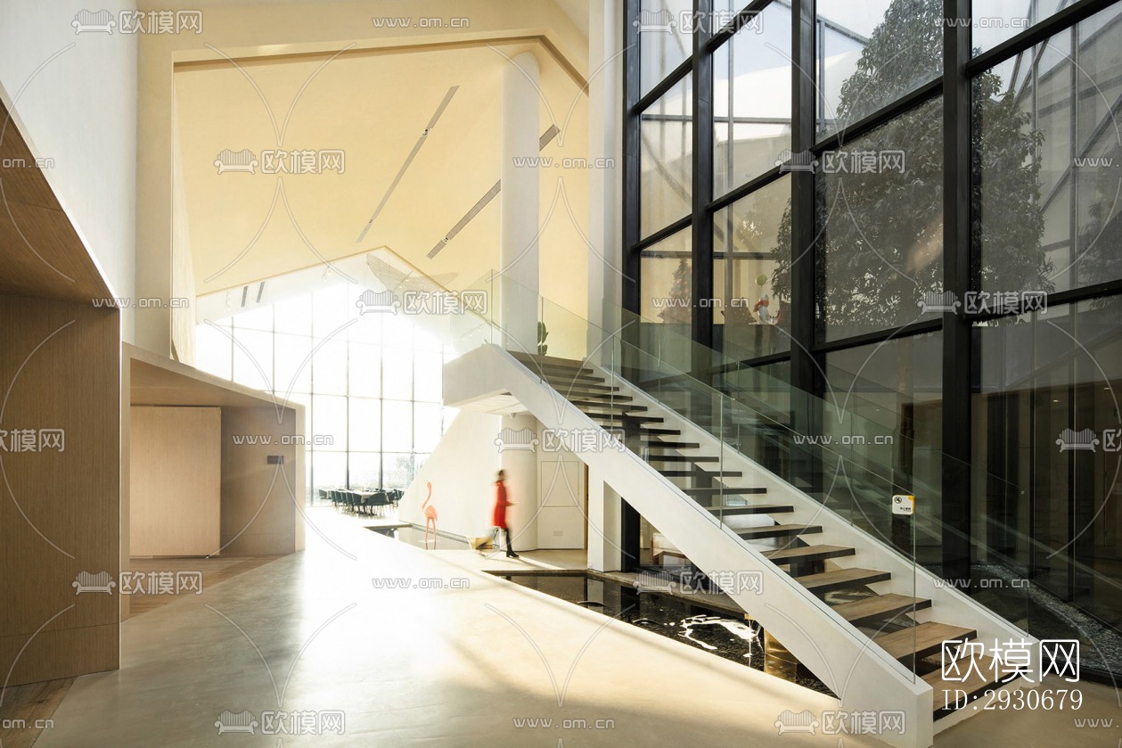 现代酒店民宿效果图下载（渲染图12）