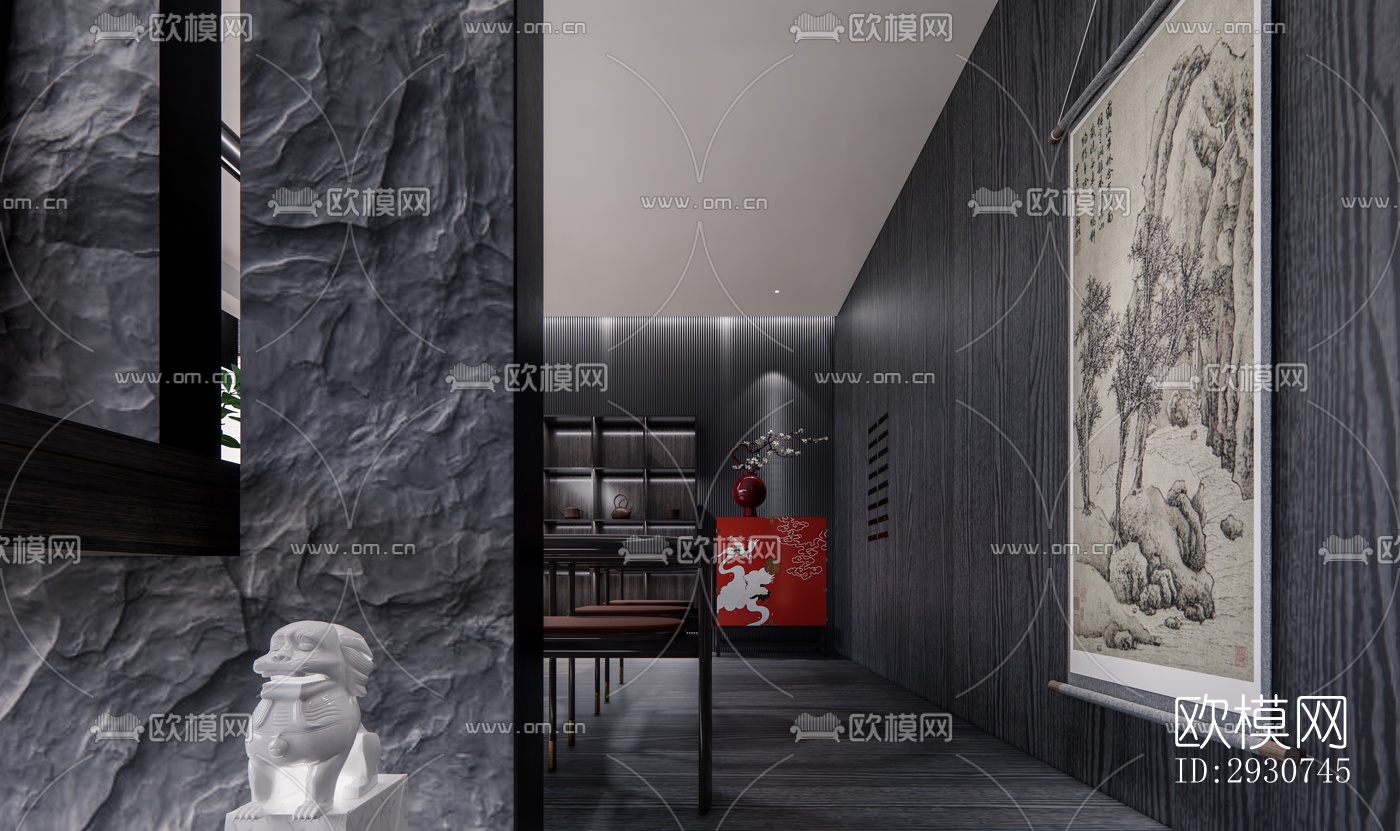 中式零售店铺效果图下载（渲染图13）