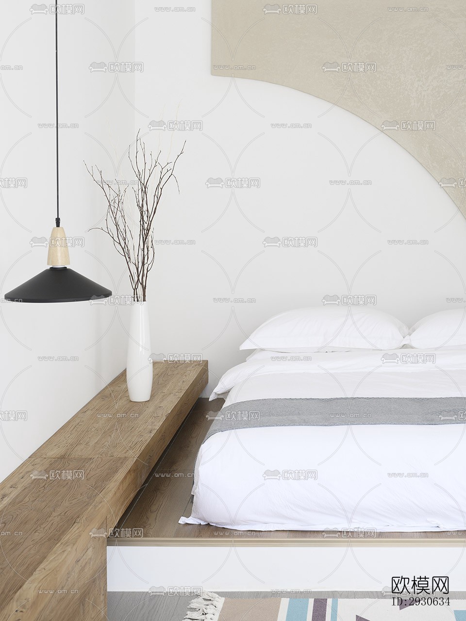 现代酒店民宿效果图下载（渲染图9）