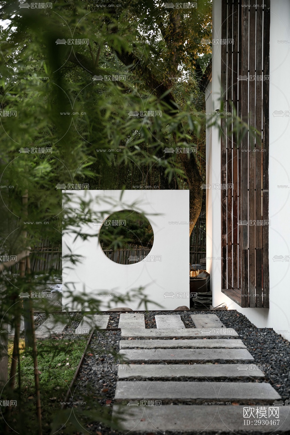 中式酒店民宿效果图下载（渲染图6）