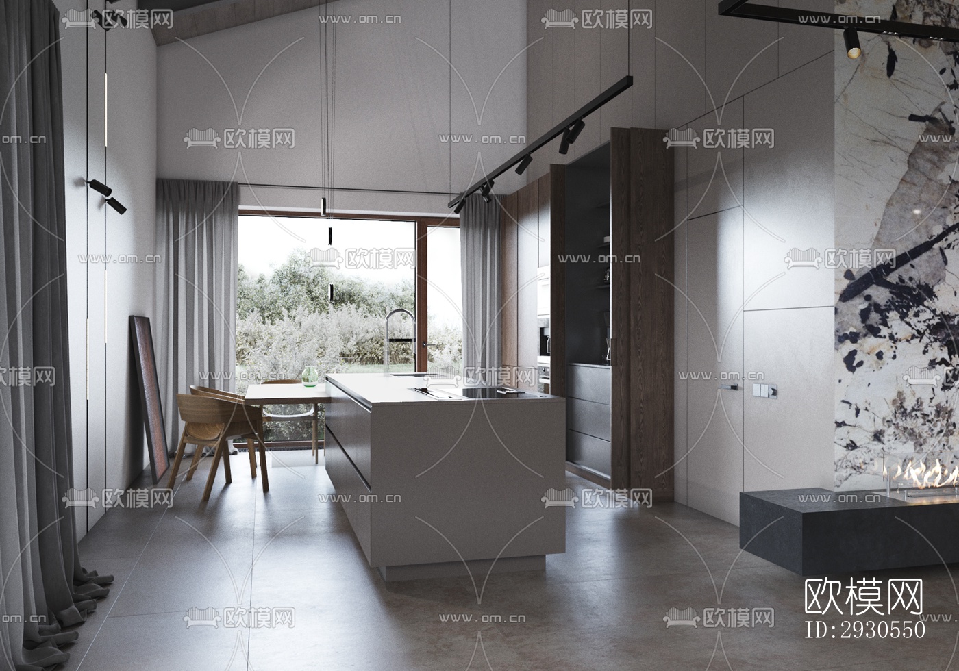 北欧酒店民宿效果图下载（渲染图10）