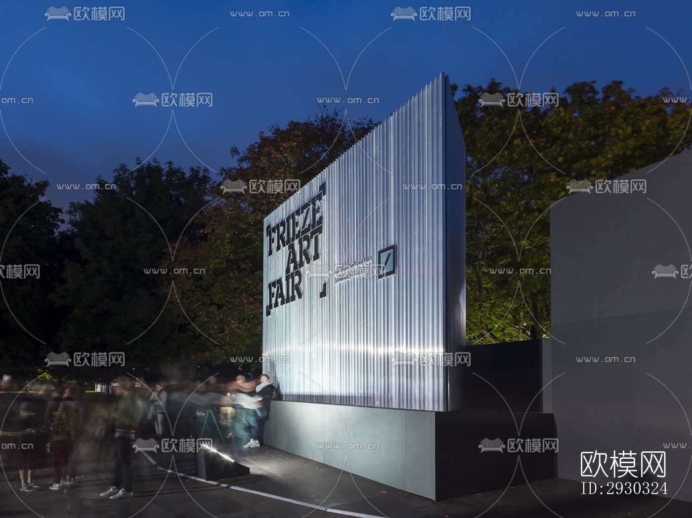 现代展览展厅效果图下载（渲染图5）