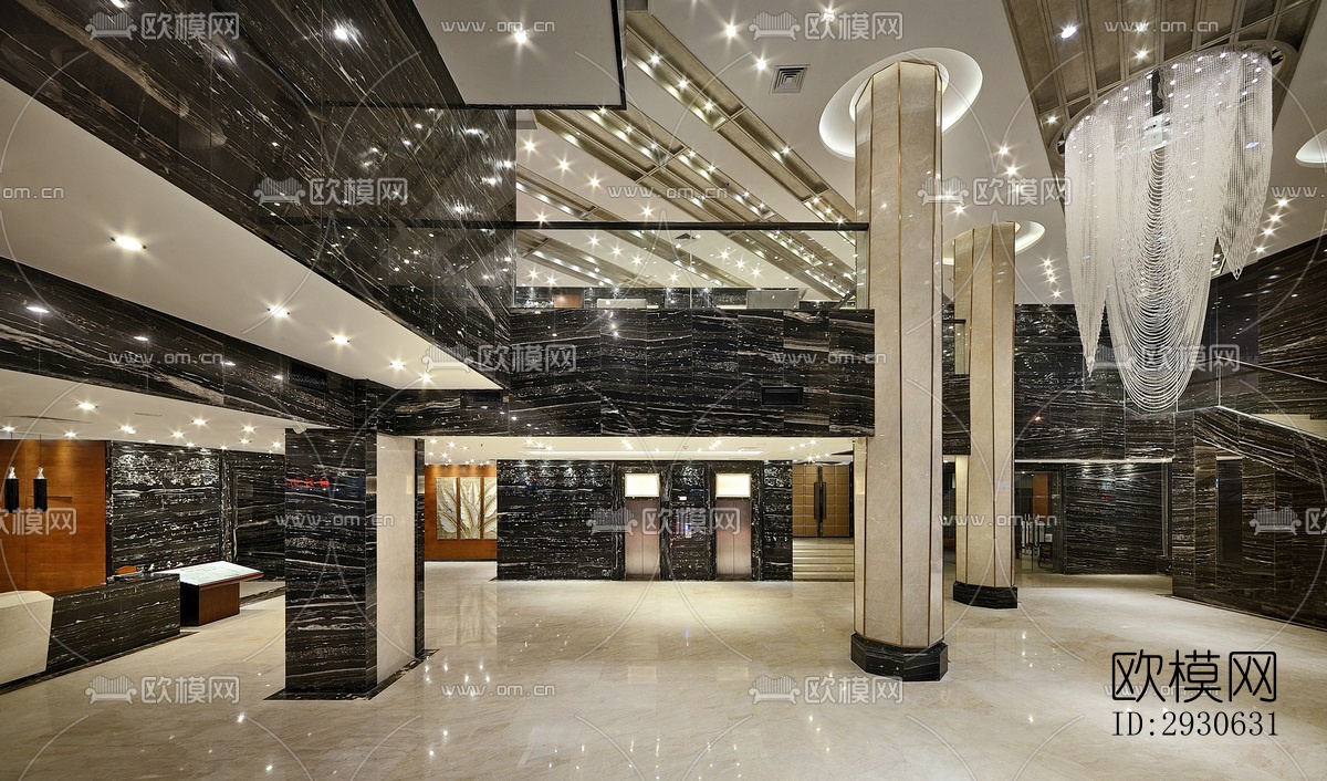 欧式酒店民宿效果图下载（渲染图12）