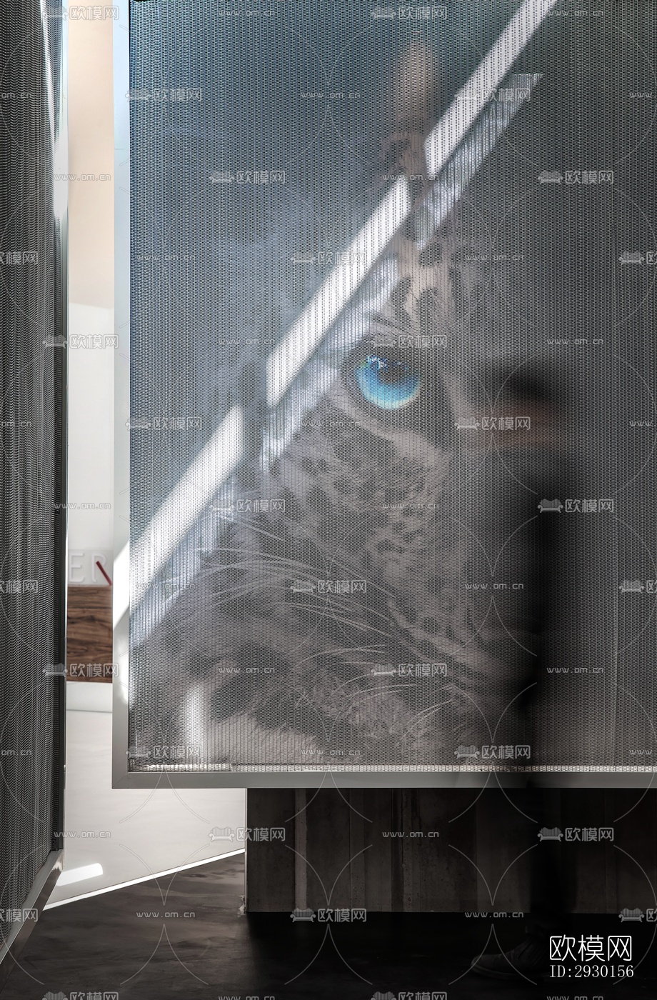 现代展览展厅效果图下载（渲染图1）