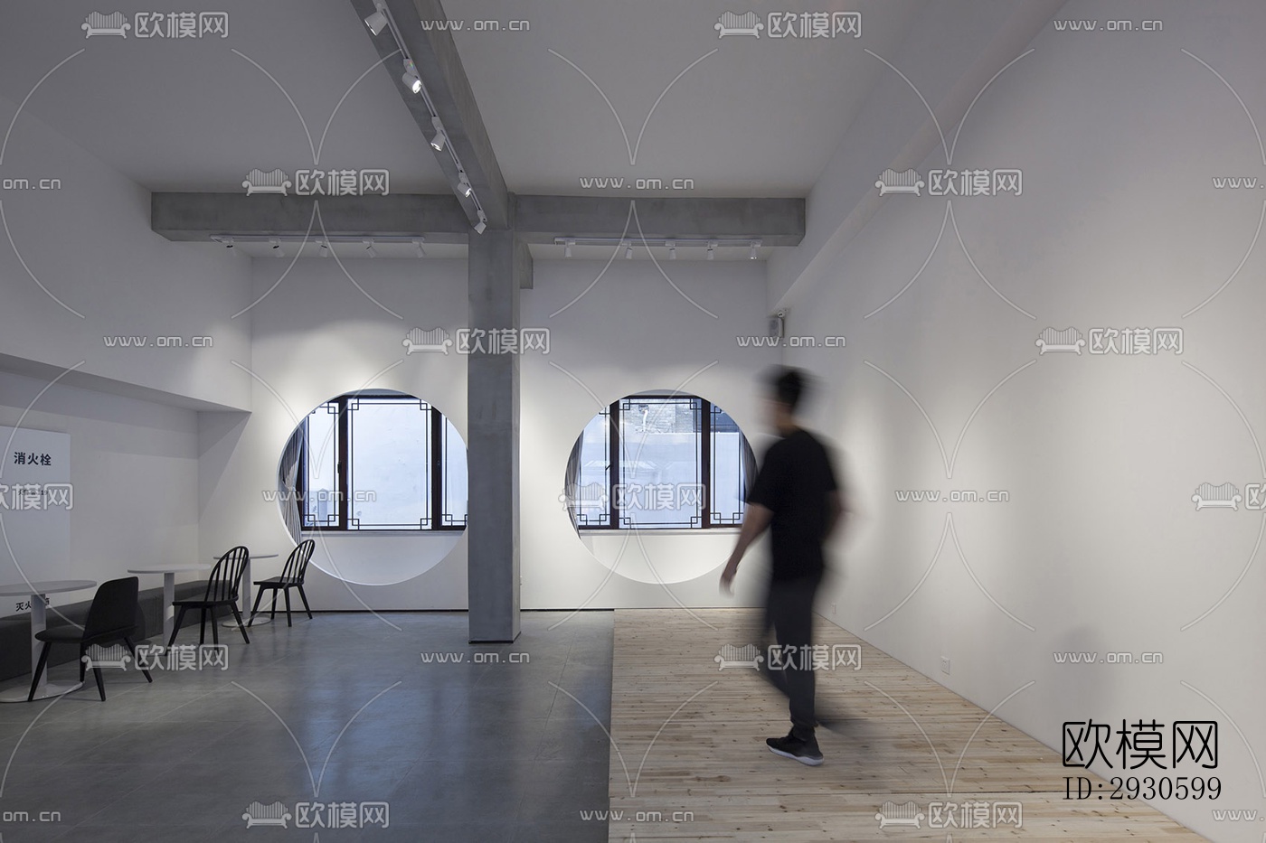 新中式酒店民宿效果图下载（渲染图9）