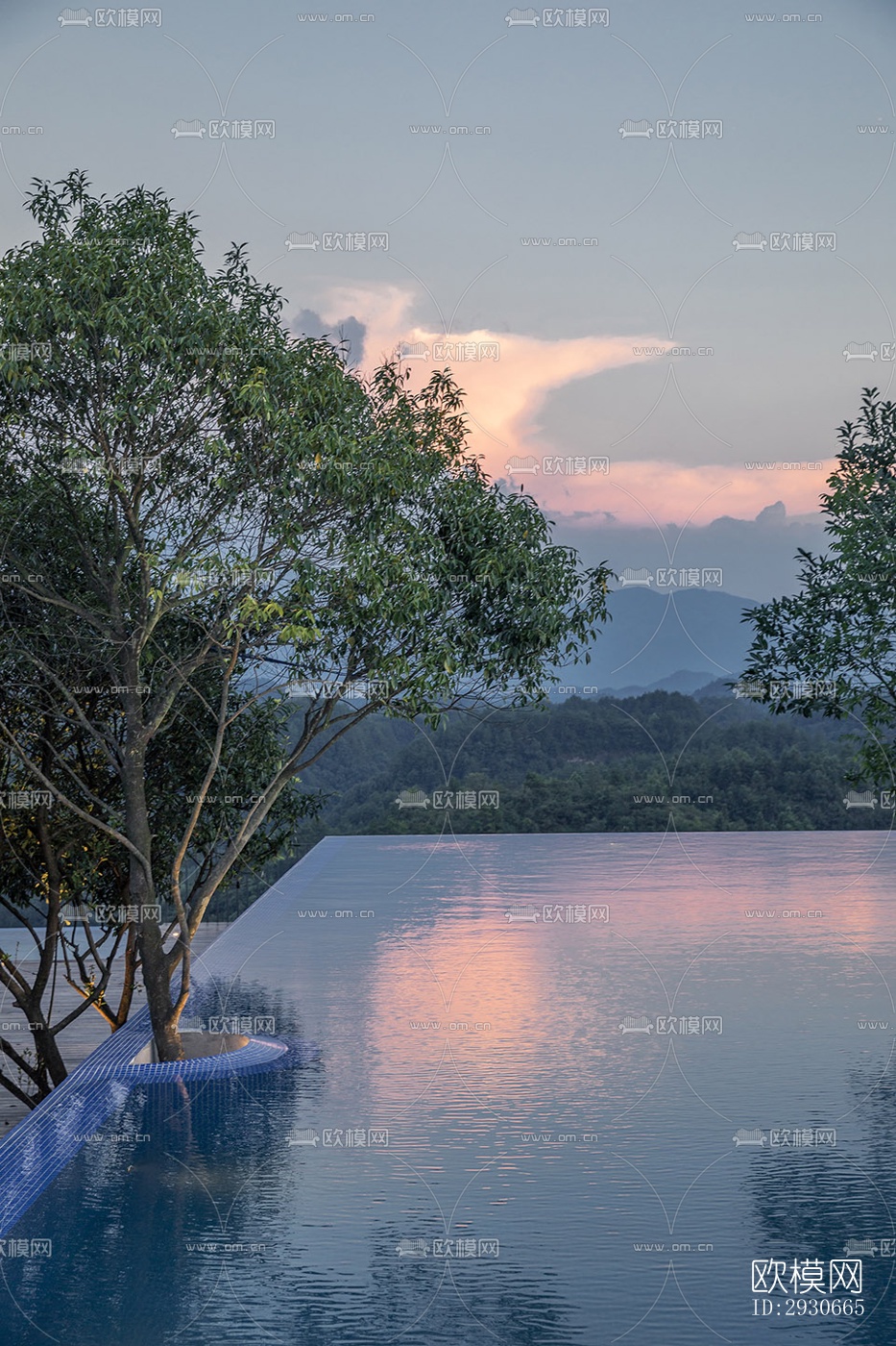 现代酒店民宿效果图下载（渲染图19）