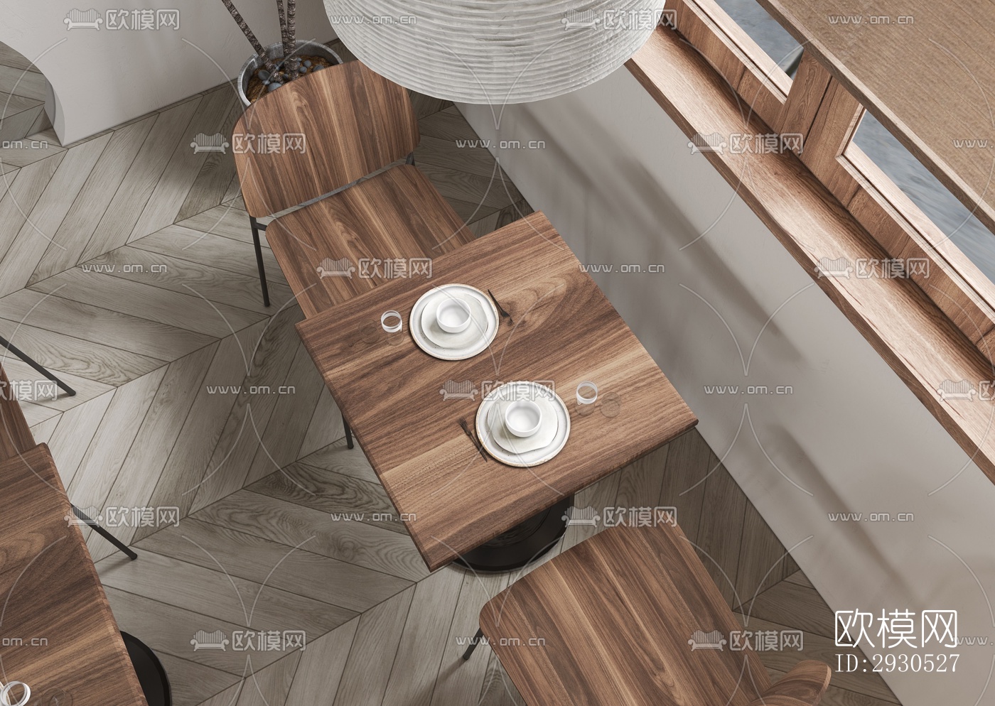 侘寂酒店民宿效果图下载（渲染图6）