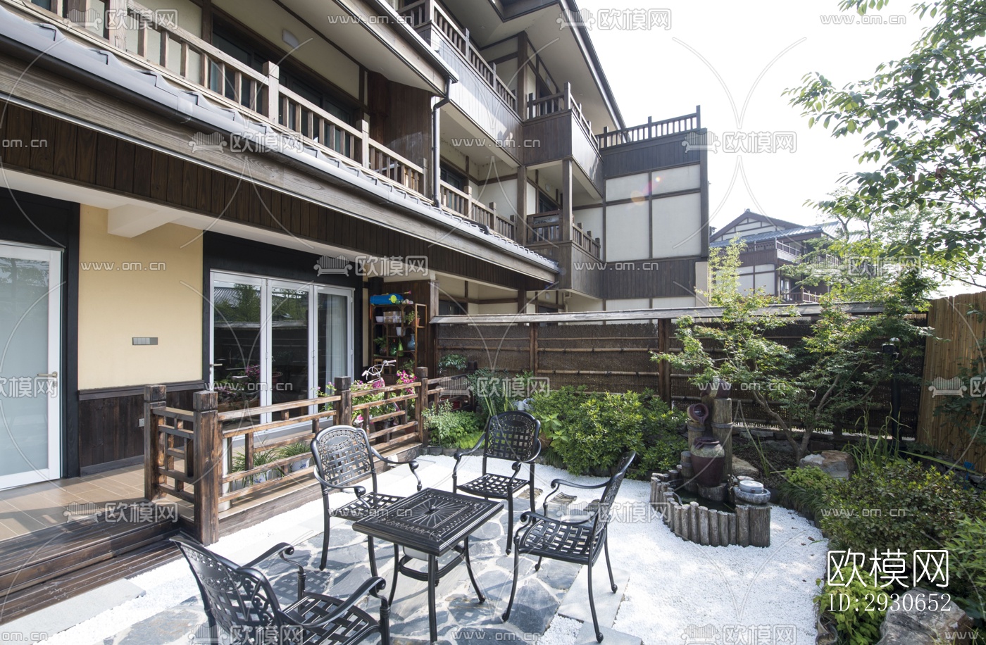 现代酒店民宿效果图下载（渲染图8）