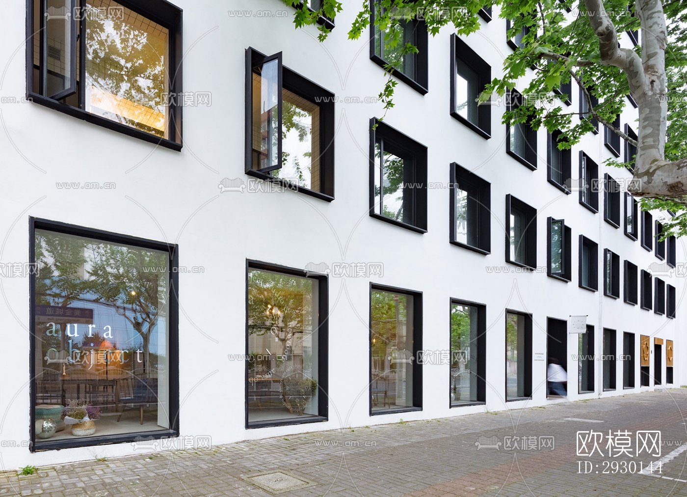 现代展览展厅效果图下载（渲染图6）