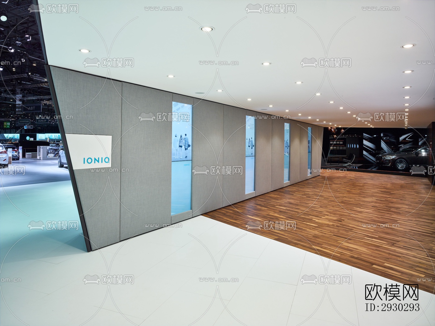 现代展览展厅效果图下载（渲染图6）