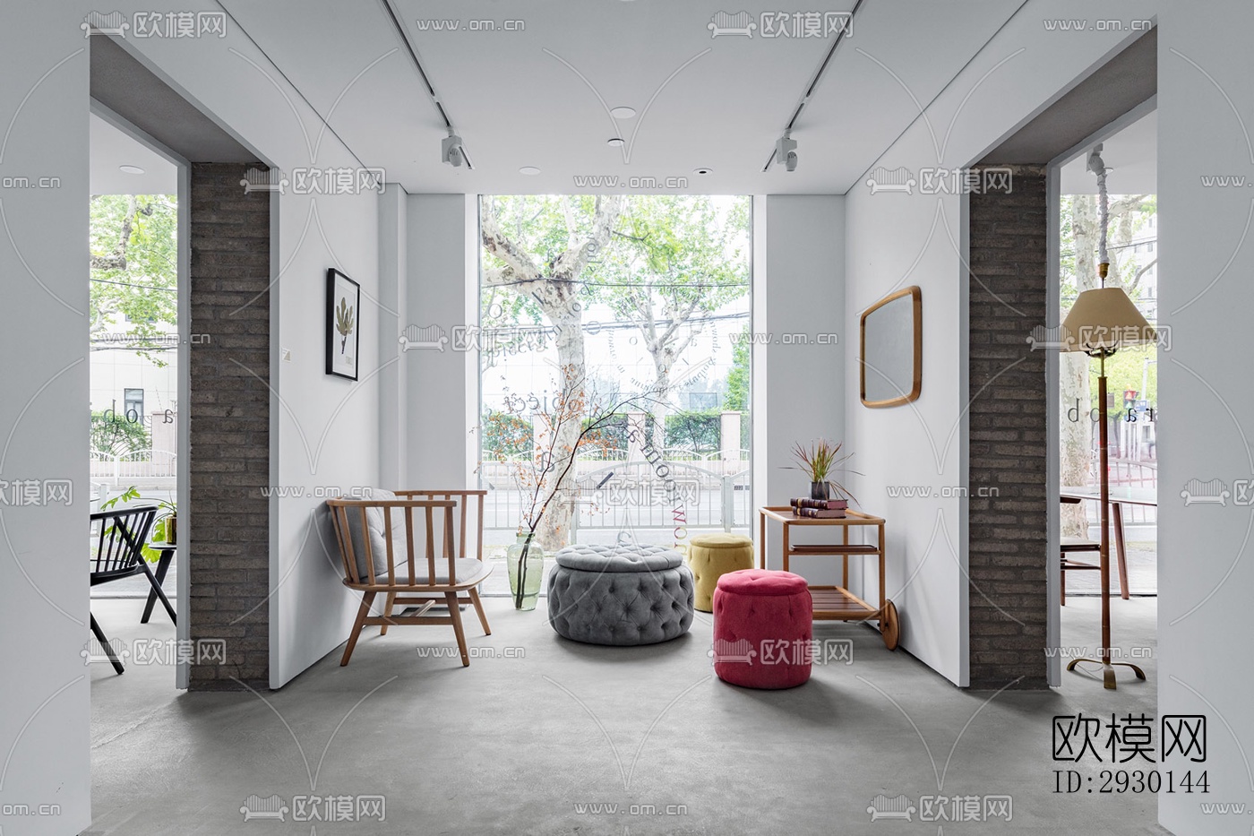 现代展览展厅效果图下载（渲染图7）