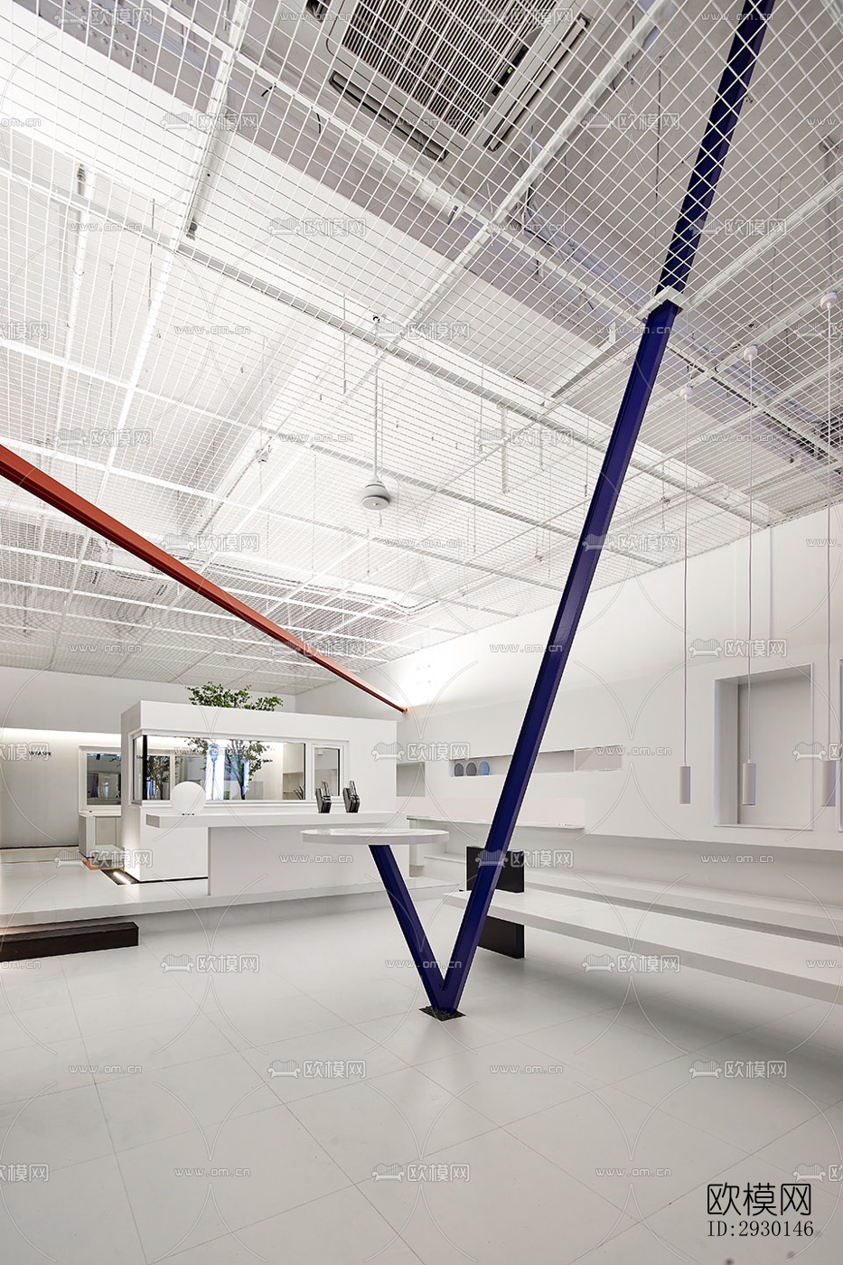 现代展览展厅效果图下载（渲染图18）