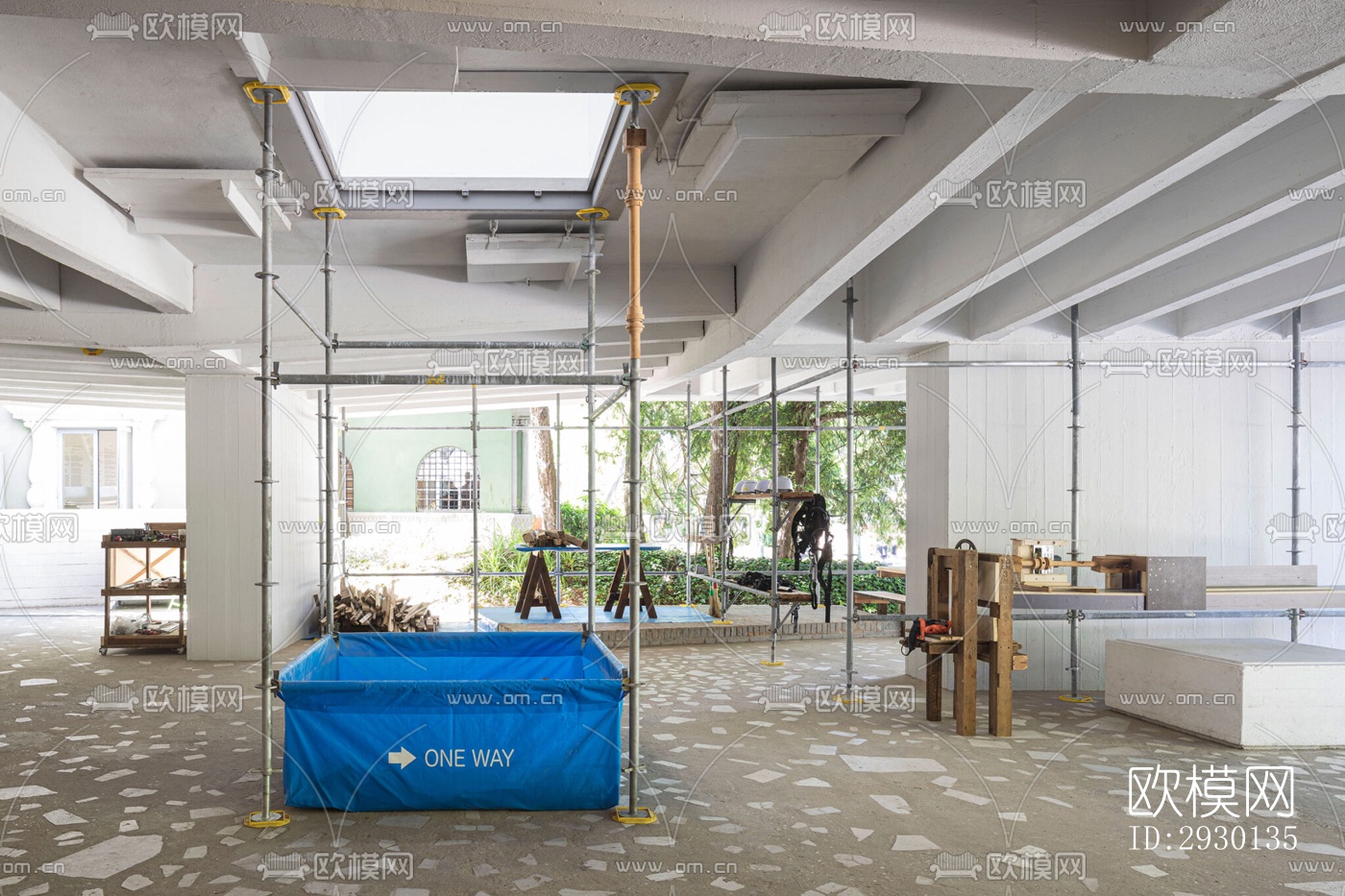 现代展览展厅效果图下载（渲染图7）