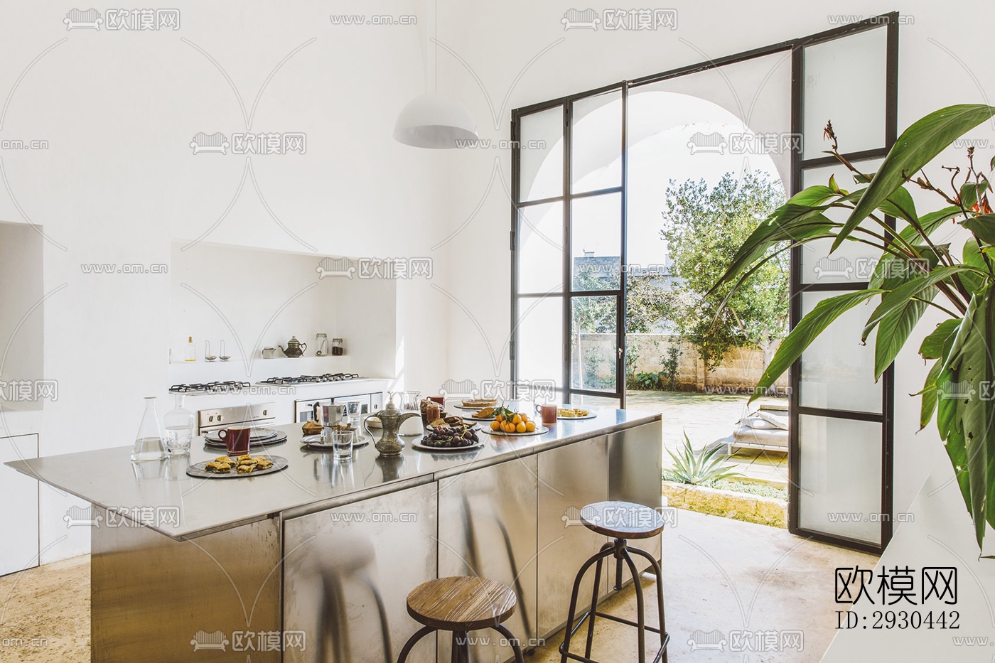 中古风酒店民宿效果图下载（渲染图8）