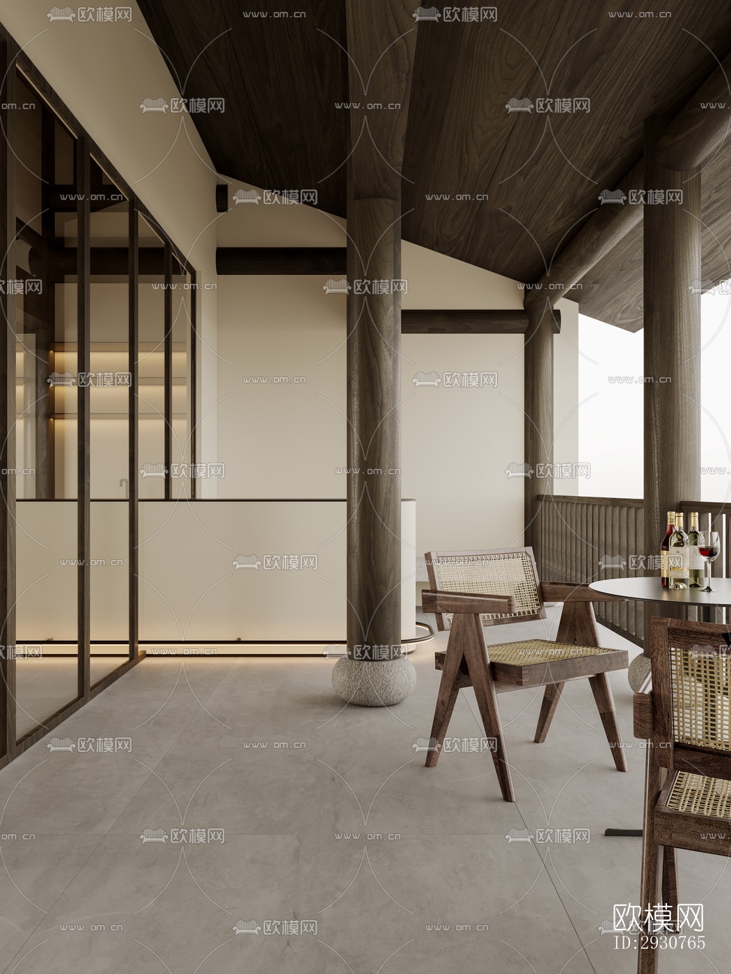 新中式零售店铺效果图下载（渲染图8）