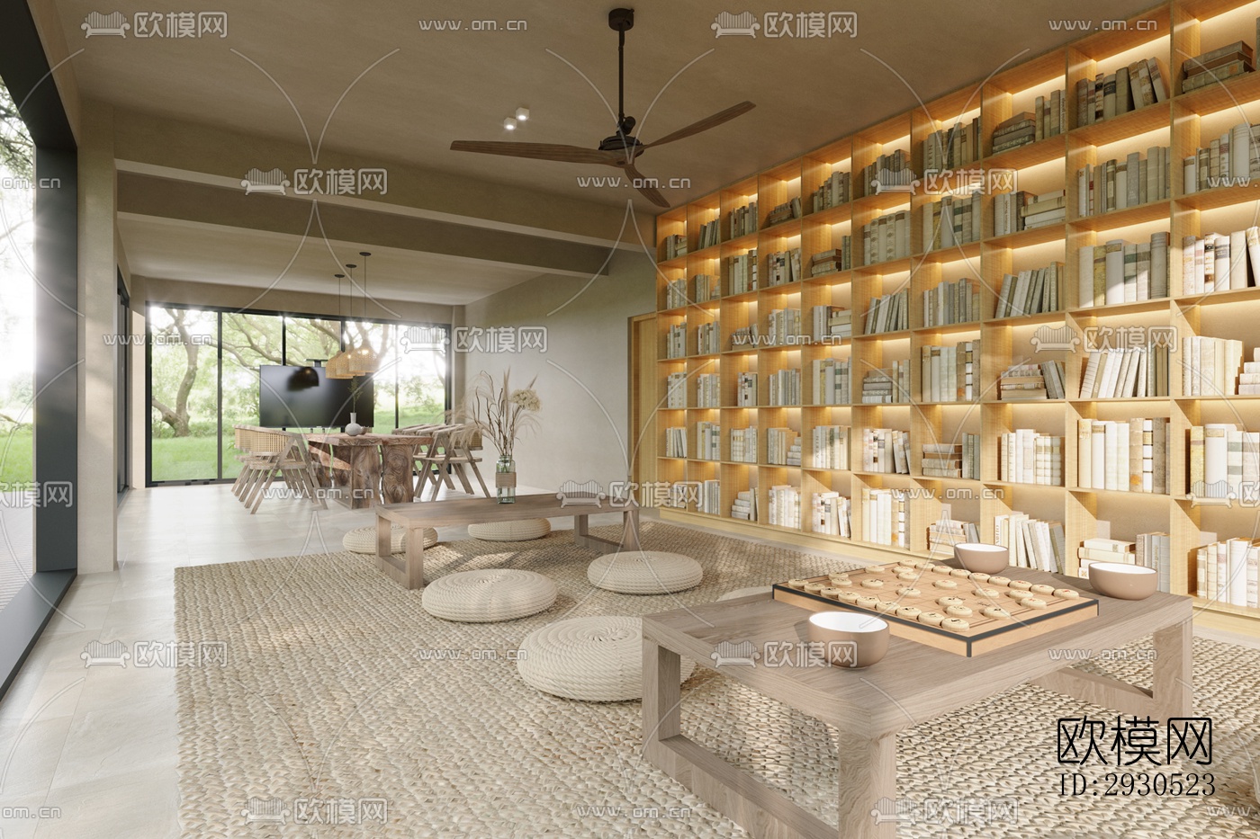 侘寂酒店民宿效果图下载（渲染图6）