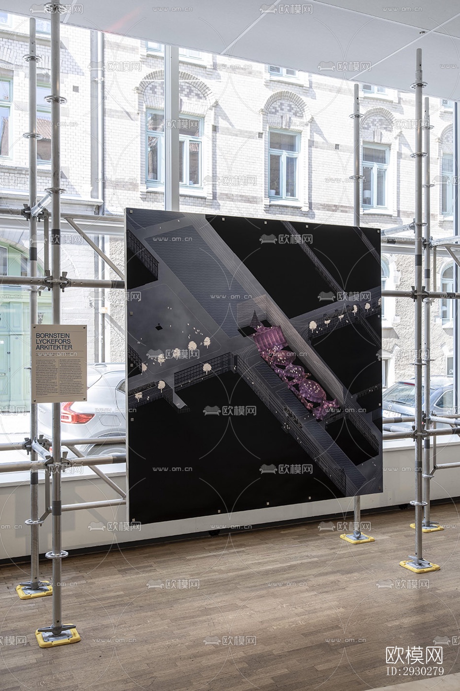 现代展览展厅效果图下载（渲染图13）