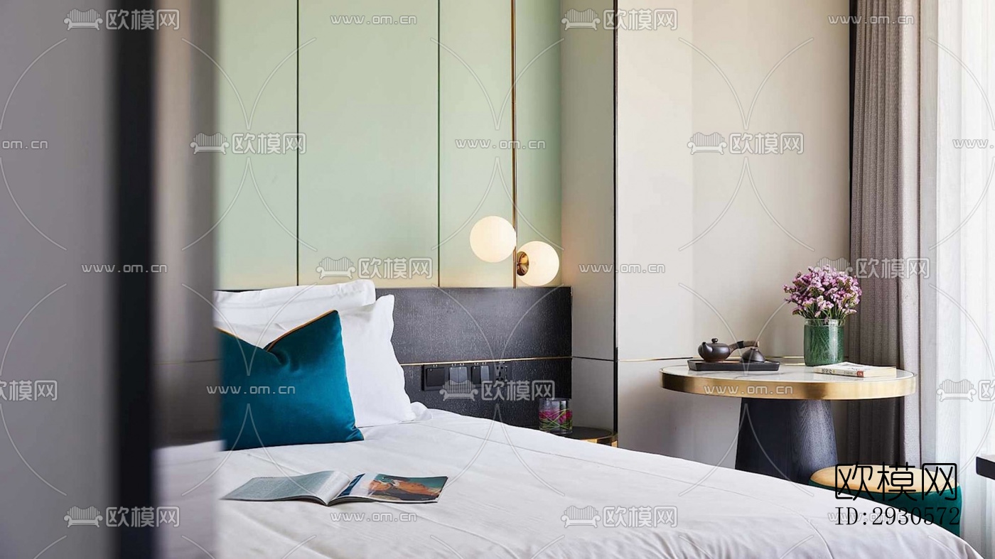 后现代酒店民宿效果图下载（渲染图4）