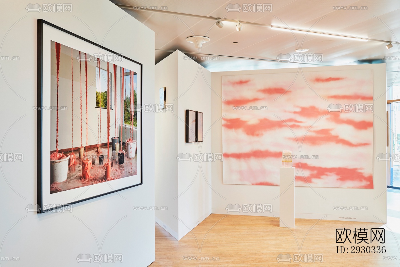 现代展览展厅效果图下载（渲染图8）