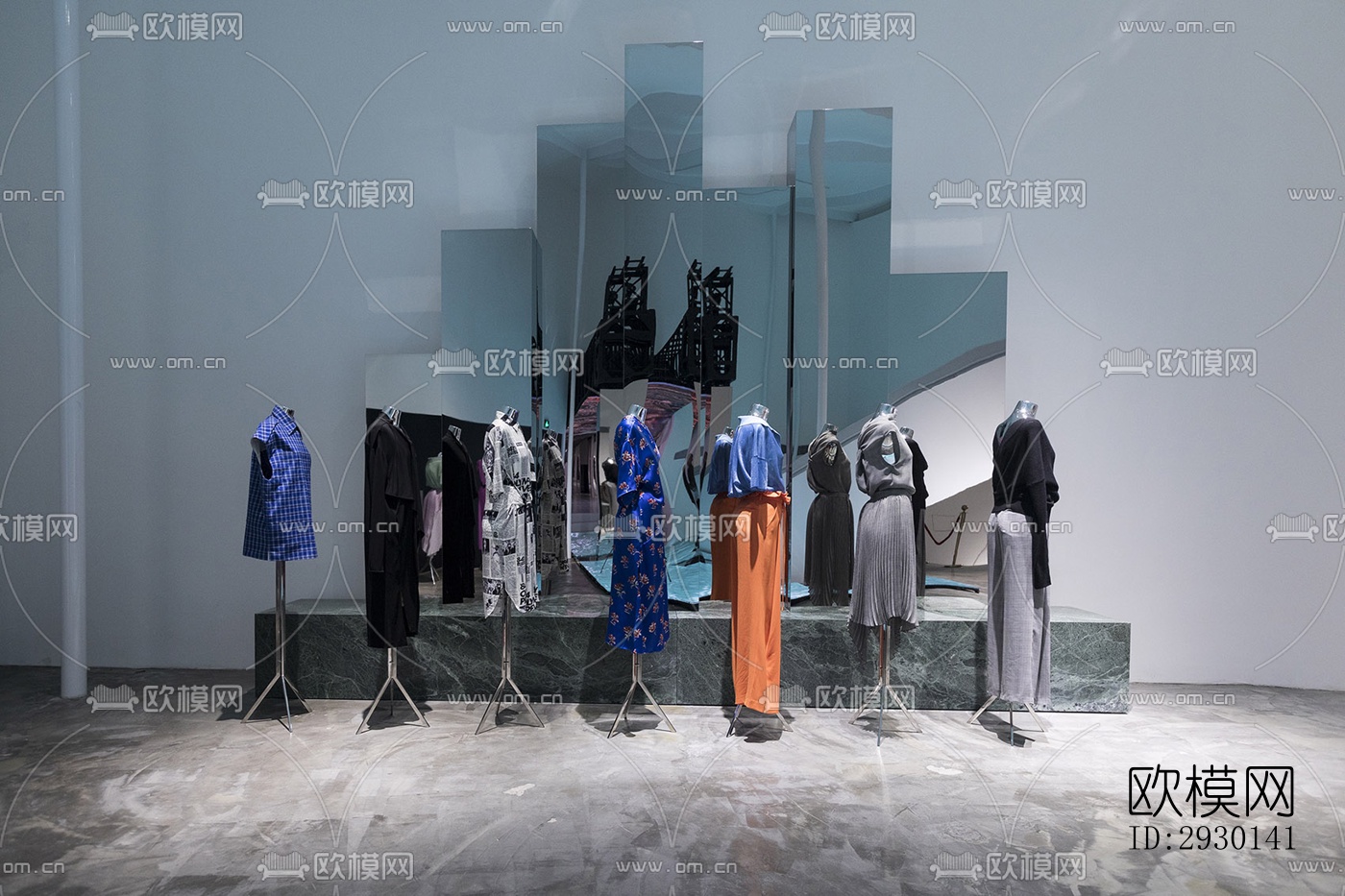 现代展览展厅效果图下载（渲染图8）