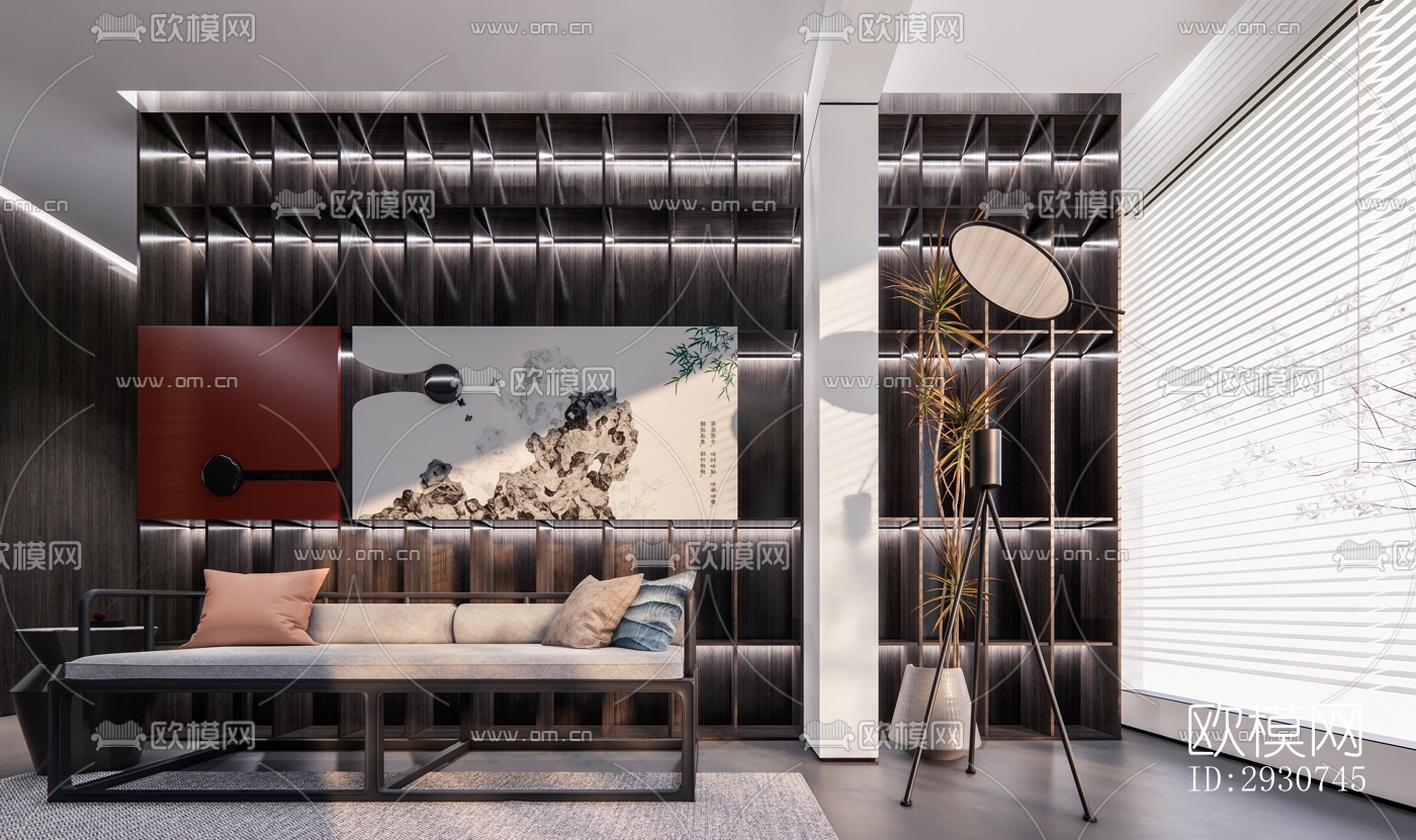 中式零售店铺效果图下载（渲染图10）