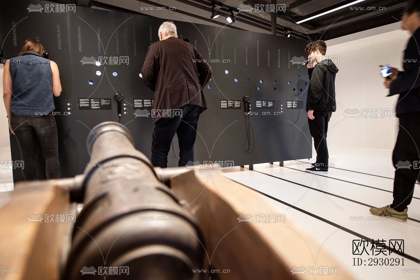 现代展览展厅效果图下载（渲染图13）