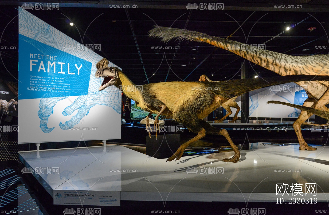 现代展览展厅效果图下载（渲染图2）