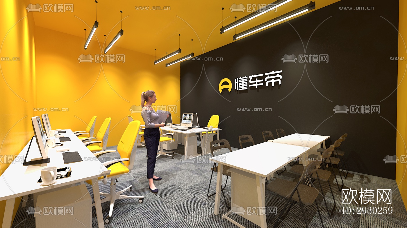 现代展览展厅效果图下载（渲染图19）