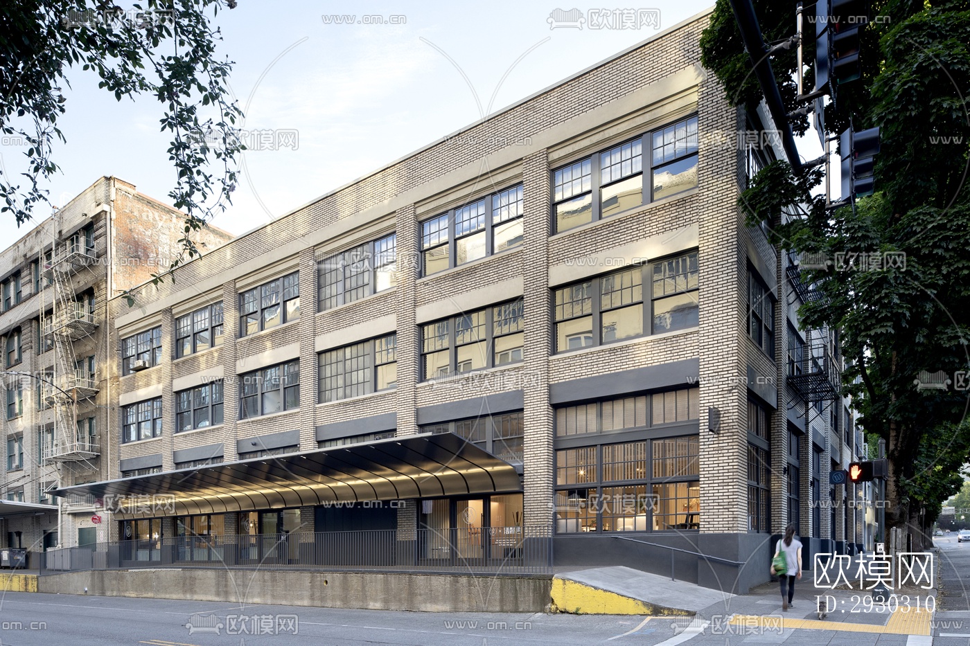 现代展览展厅效果图下载（渲染图2）