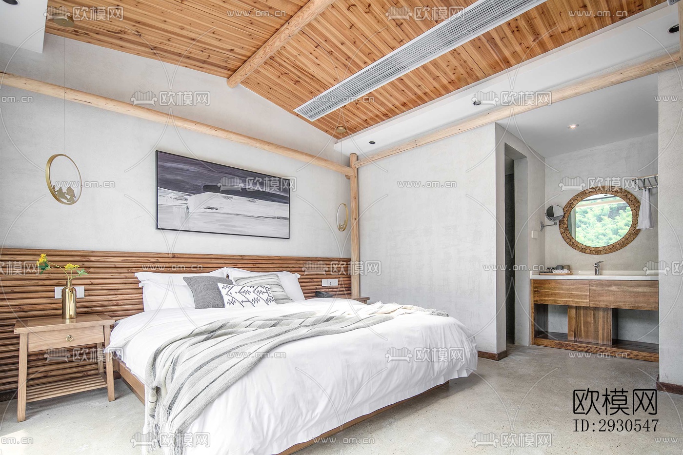 北欧酒店民宿效果图下载（渲染图2）