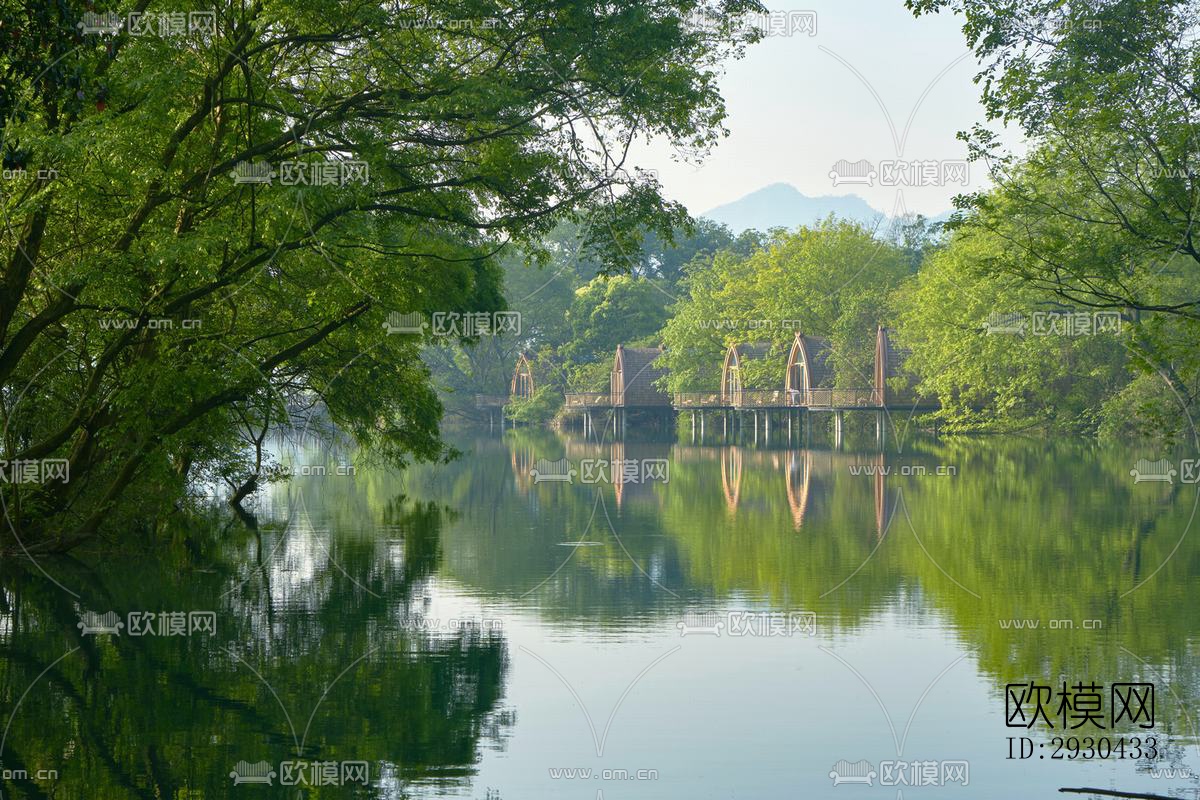 东南亚酒店民宿效果图下载（渲染图1）