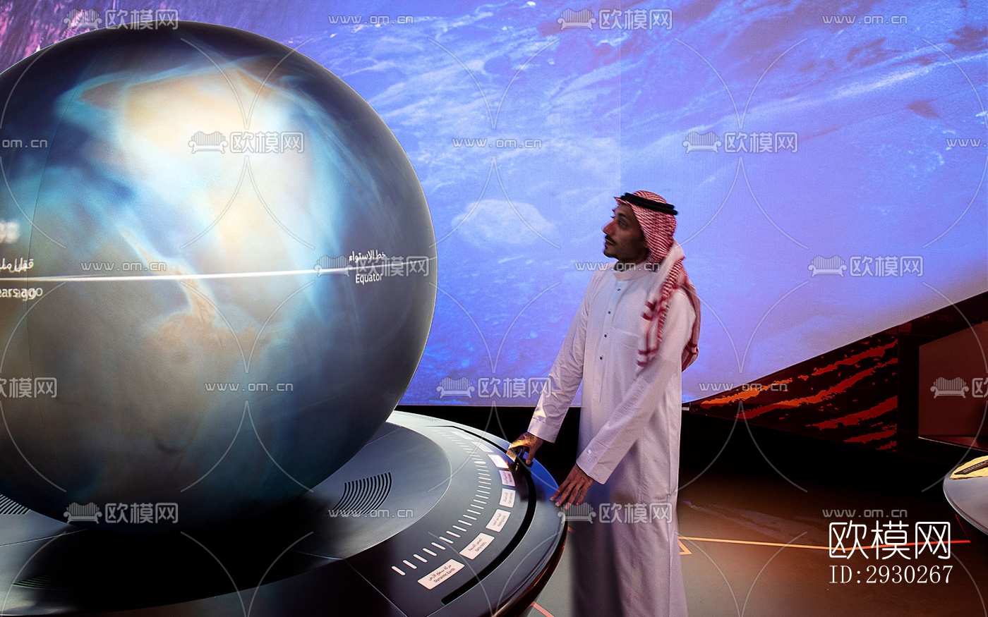 现代展览展厅效果图下载（渲染图4）