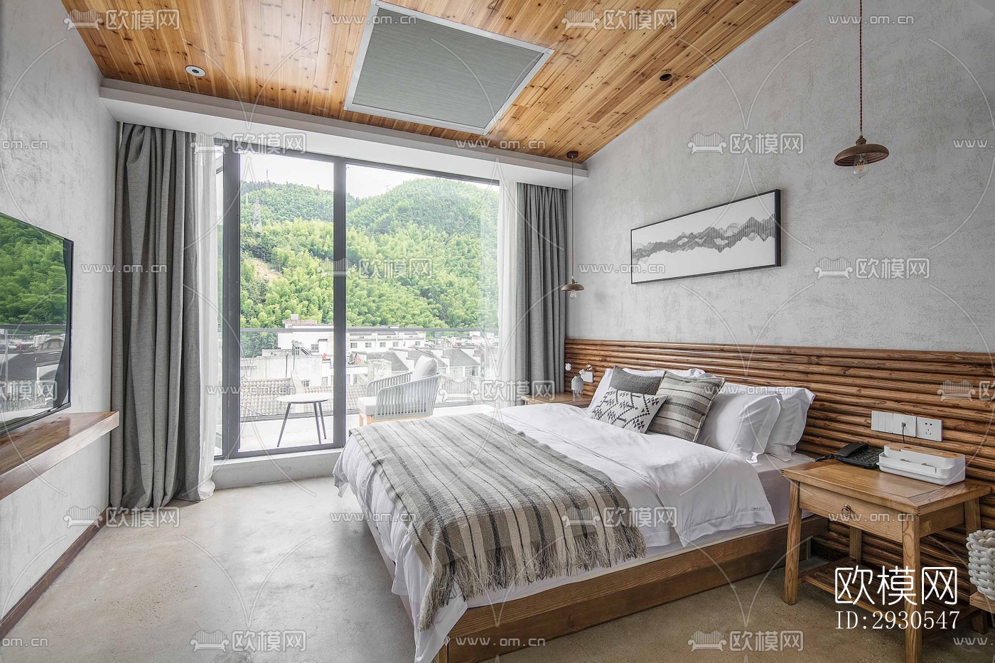 北欧酒店民宿效果图下载（渲染图3）