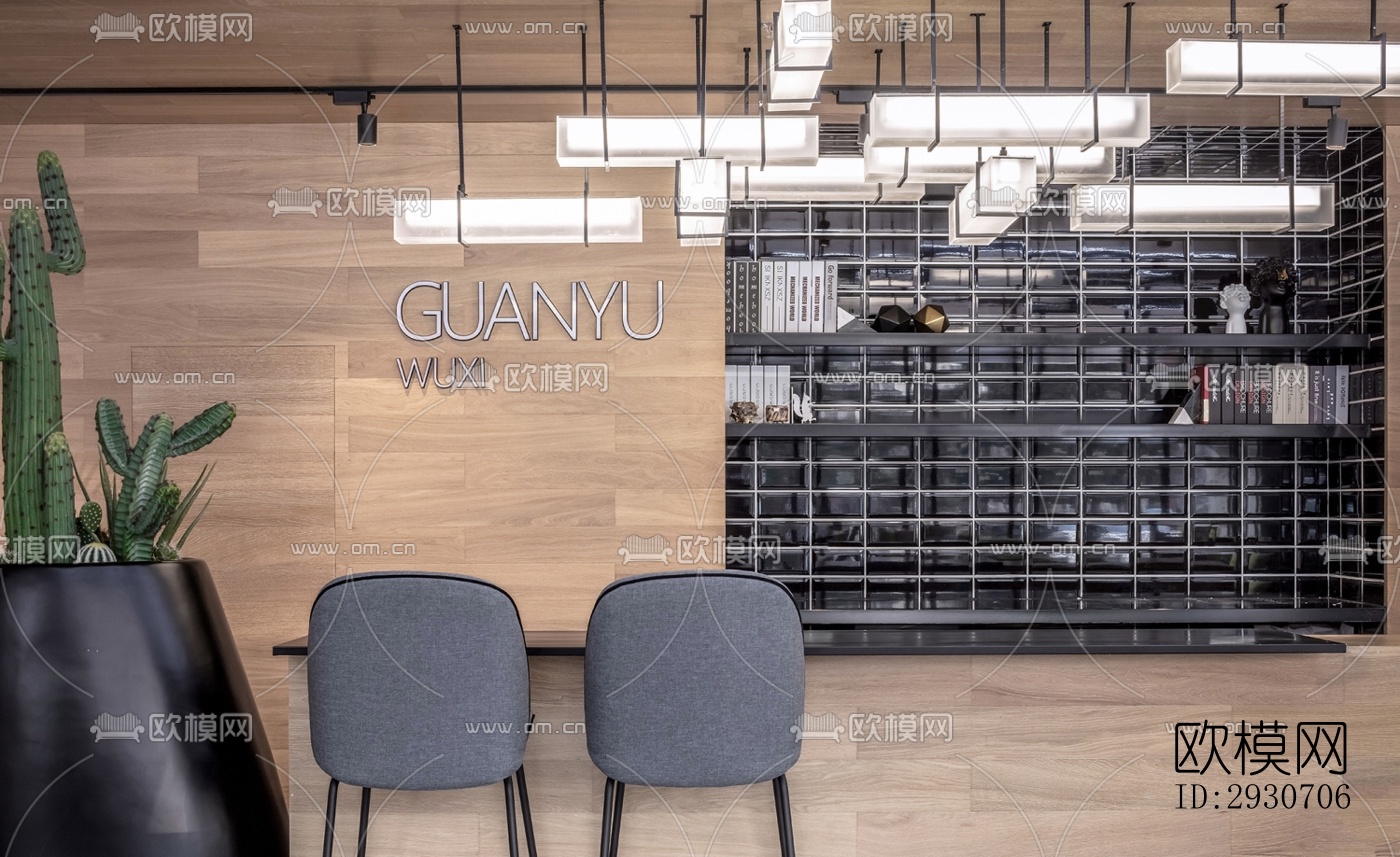 现代酒店民宿效果图下载（渲染图8）