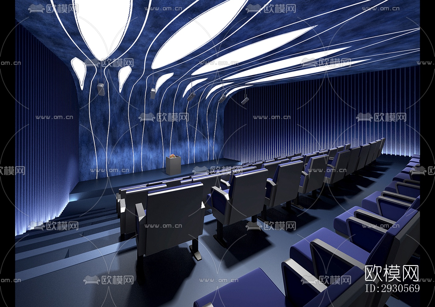 后现代酒店民宿效果图下载（渲染图9）