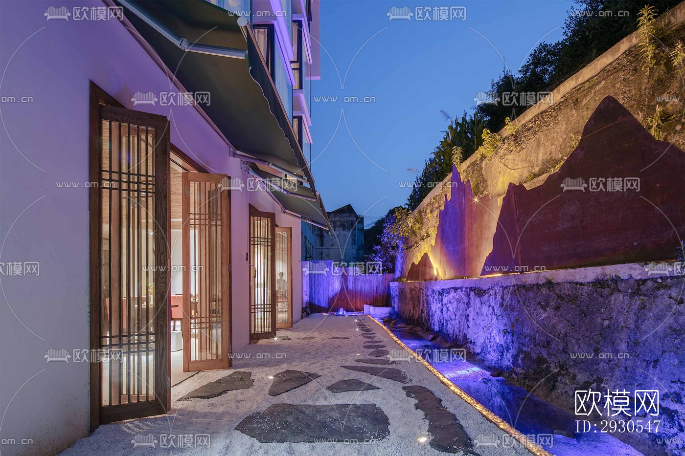 北欧酒店民宿效果图下载（渲染图10）