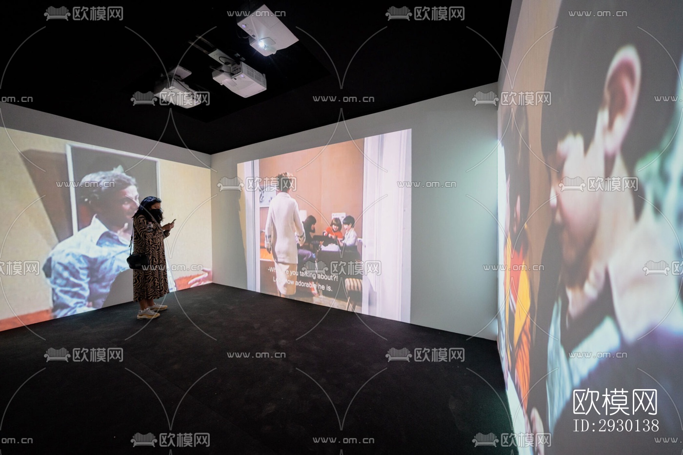 现代展览展厅效果图下载（渲染图6）