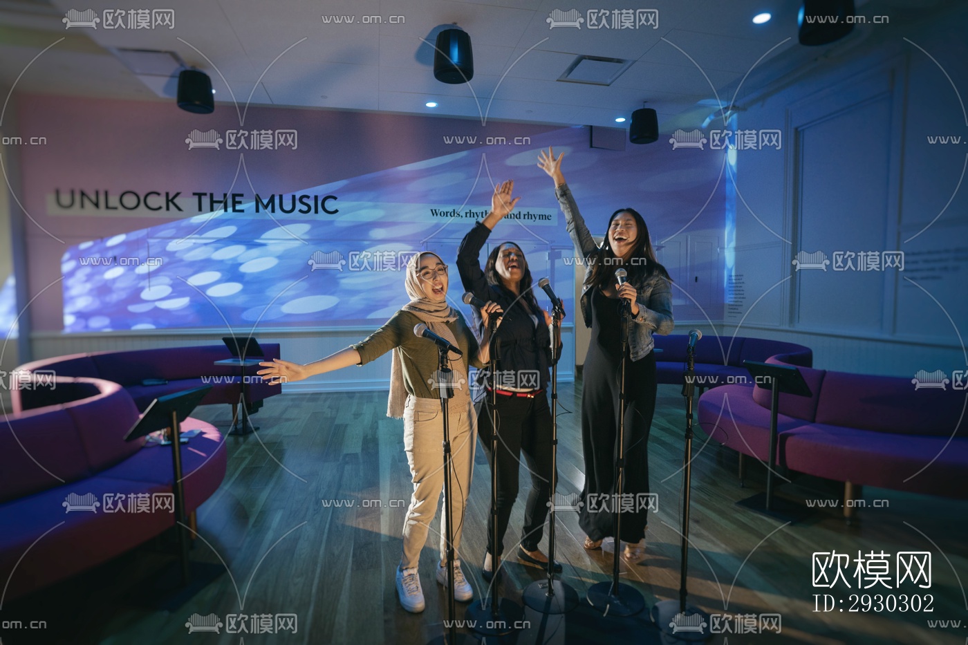 现代展览展厅效果图下载（渲染图10）