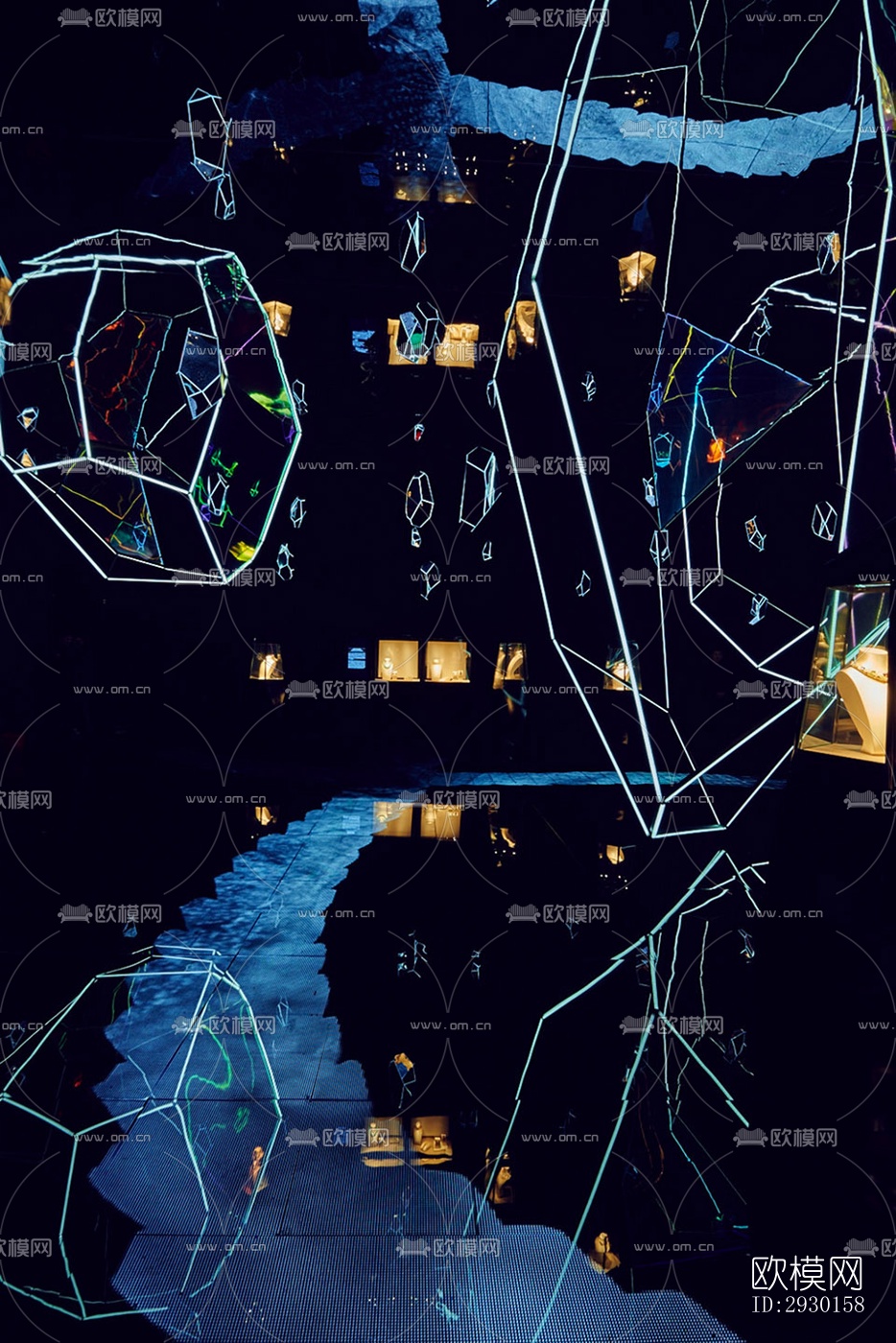 现代展览展厅效果图下载（渲染图5）