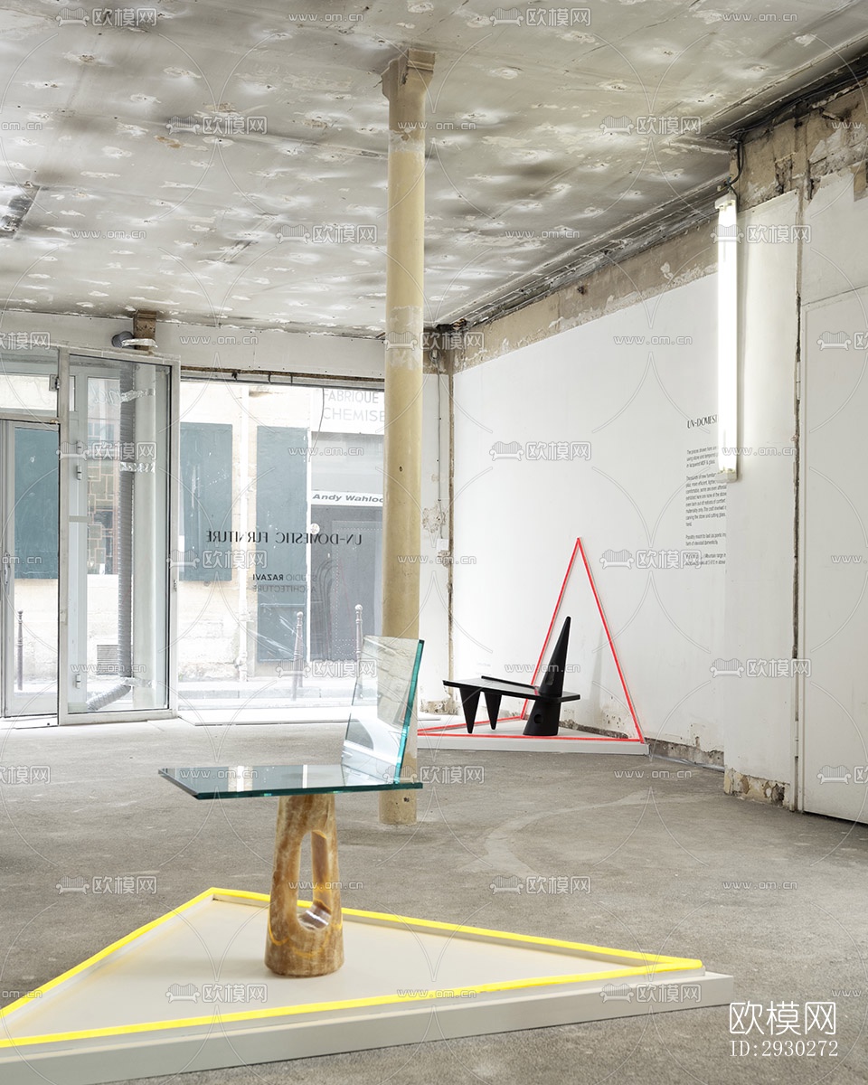 现代展览展厅效果图下载（渲染图3）