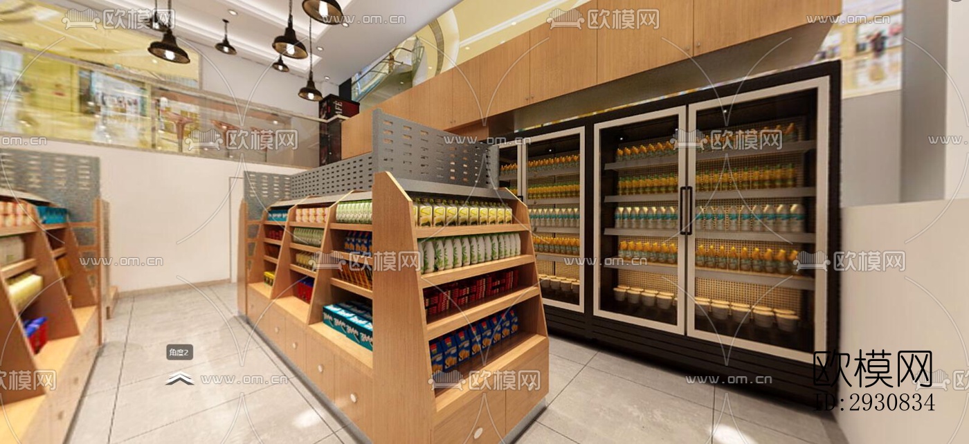 现代零售店铺效果图下载（渲染图2）