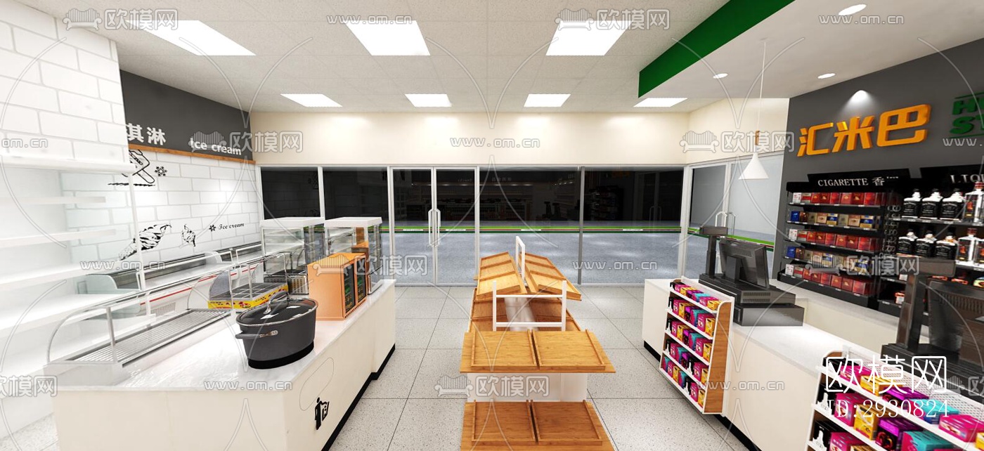 现代零售店铺效果图下载（渲染图5）