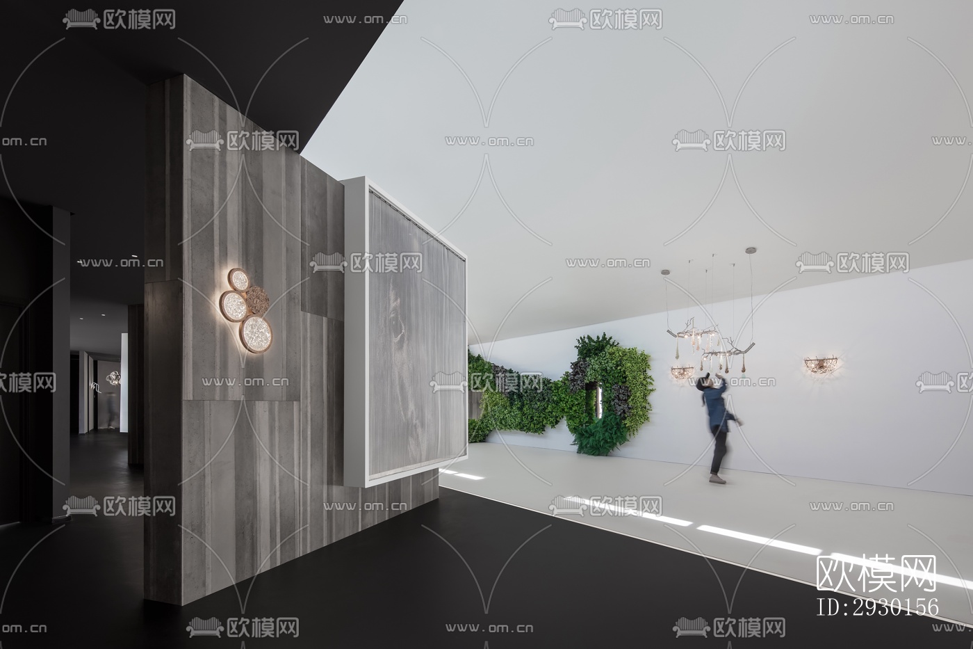 现代展览展厅效果图下载（渲染图14）