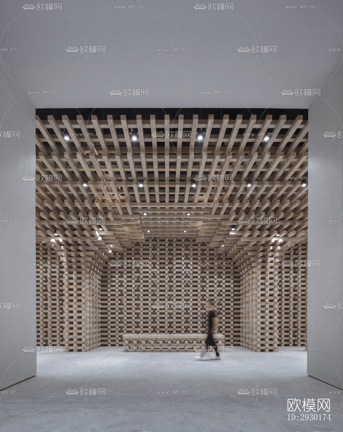 现代展览展厅效果图下载（渲染图10）